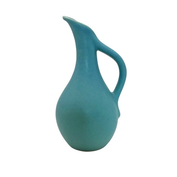 Van Briggle Vintage Ewer Pitcher Turquoise 7" Tall Signed 1960s Paper Brochure - Picture 11 of 11